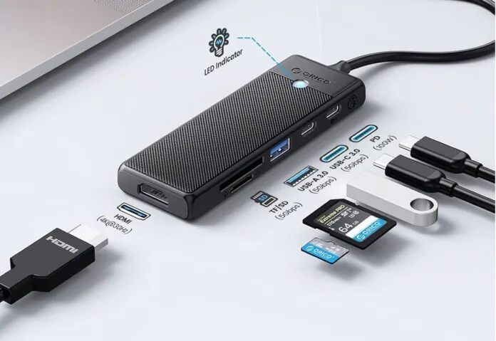 Due spiccioli per un Hub USB-C Orico, solo 5,99 € - macitynet.it