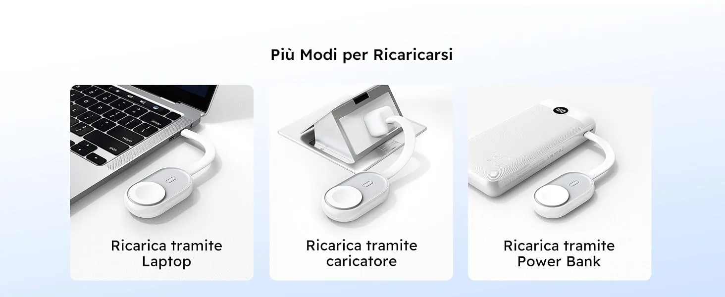 PowerBank per Apple Watch, elegante e con cavo integrato sconto a solo 11,60€ - macitynet.it PowerBank per Apple Watch, elegante e con cavo integrato sconto a solo 11,60€ - macitynet.it