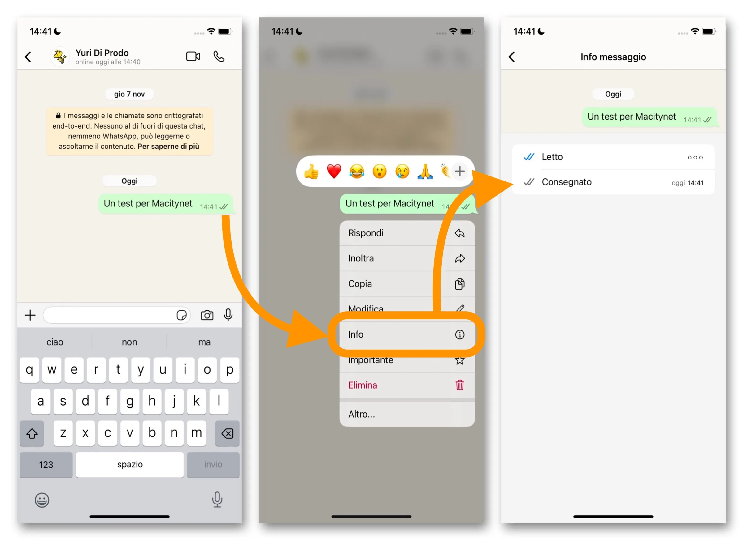 Come sapere quando un messaggio Whatsapp è stato letto - macitynet.it Come sapere quando un messaggio Whatsapp è stato letto - macitynet.it