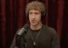 Mark Zuckerberg - Fotogramma dal podcast "Joe Rogan Experience".