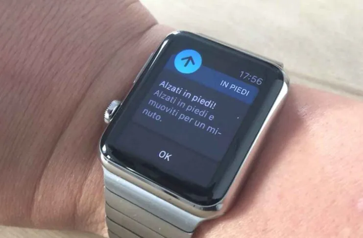 Apple Watch, come impedire di notte la visualizzazione dell'avviso Alzati in Piedi - macitynet.it