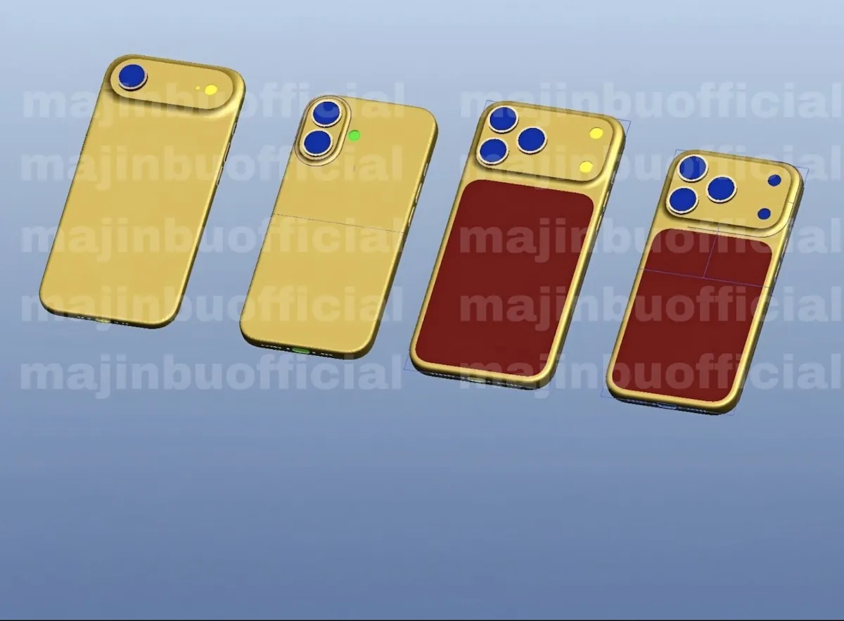 I designi CAD degli iPhone 17 e la misteriosa placca rossa - macitynet.it I designi CAD degli iPhone 17 e la misteriosa placca rossa - macitynet.it
