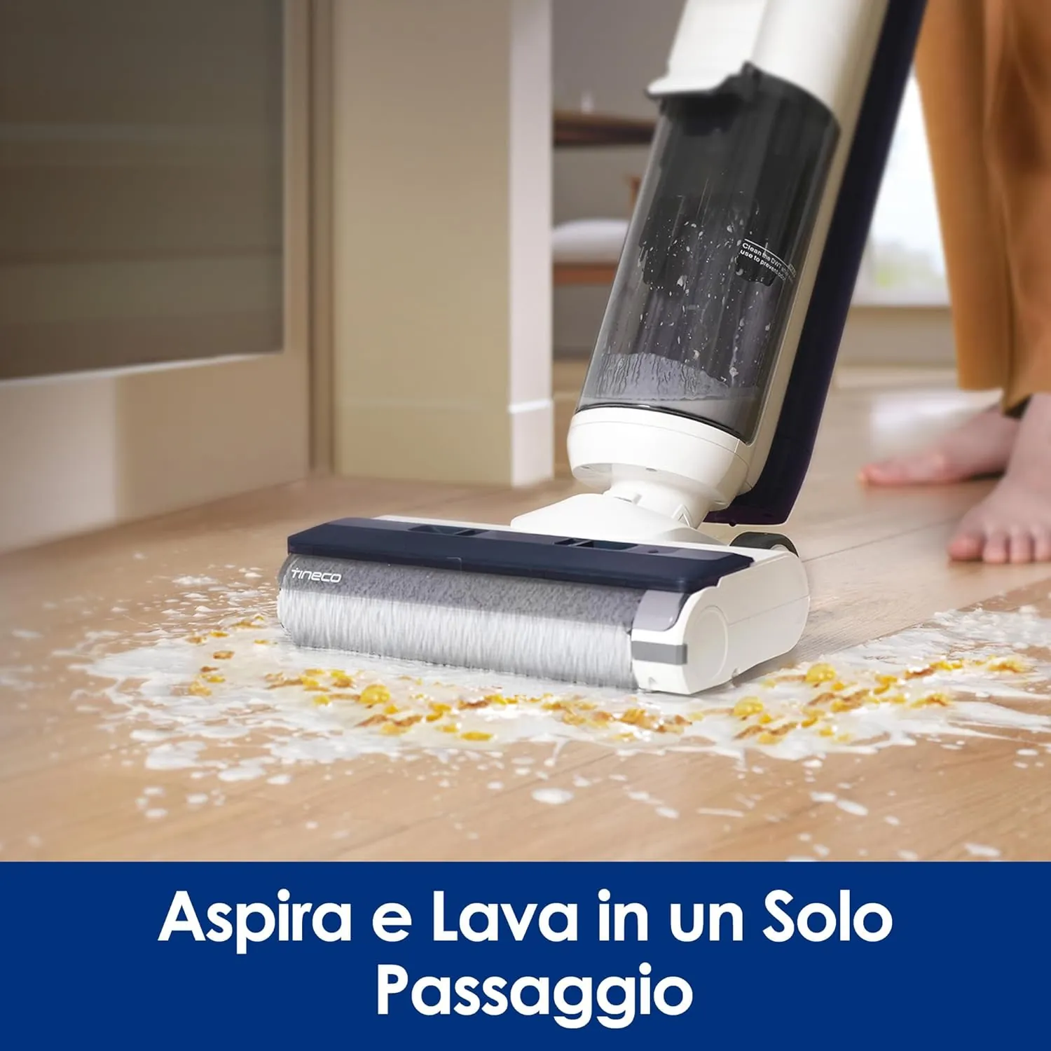 Tineco iFLOOR 5 Breeze Complete, aspira e lava in un solo passaggio a 199 euro - macitynet.it