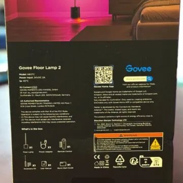 Recensione Govee Floor Lamp 2, un mare di luce e di colori anche con Matter - macitynet.it