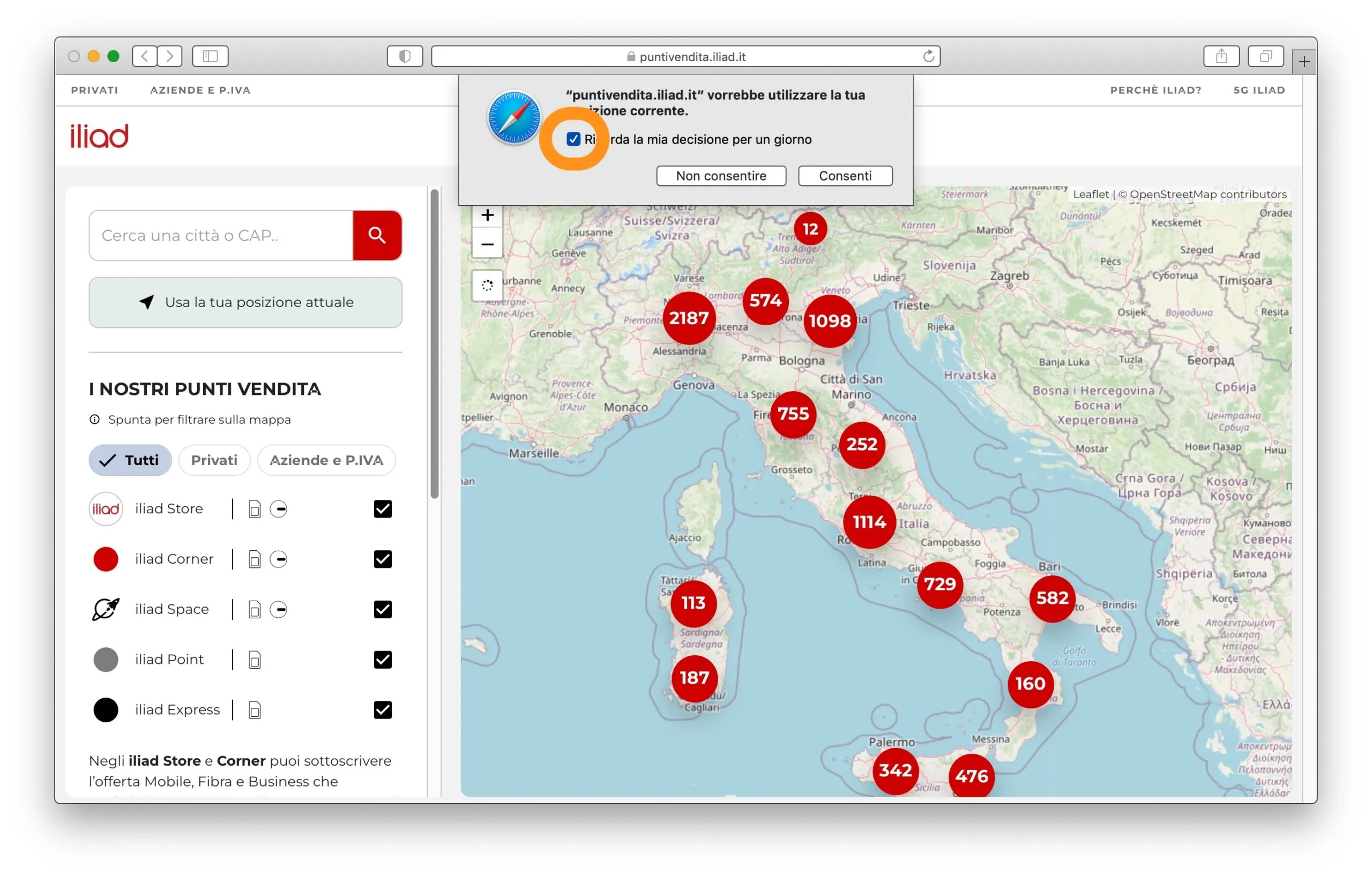 Questo sito vuole usare la tua posizione, come impedire il popup su iPhone, iPad e Mac - macitynet.it Questo sito vuole usare la tua posizione, come impedire il popup su iPhone, iPad e Mac - macitynet.it