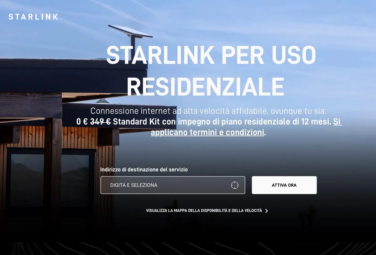 Il kit Starlink in Italia costa zero per chi si abbona - macitynet.it