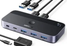 Offerte Ugreen per i vostri regali di Natale, caricabatterie, adattatori e switch per dati, audio, video e reti Recensione UGREEN Switch KVM USB 3.0, comandare due computer con un solo mouse e tastiera - macitynet.it