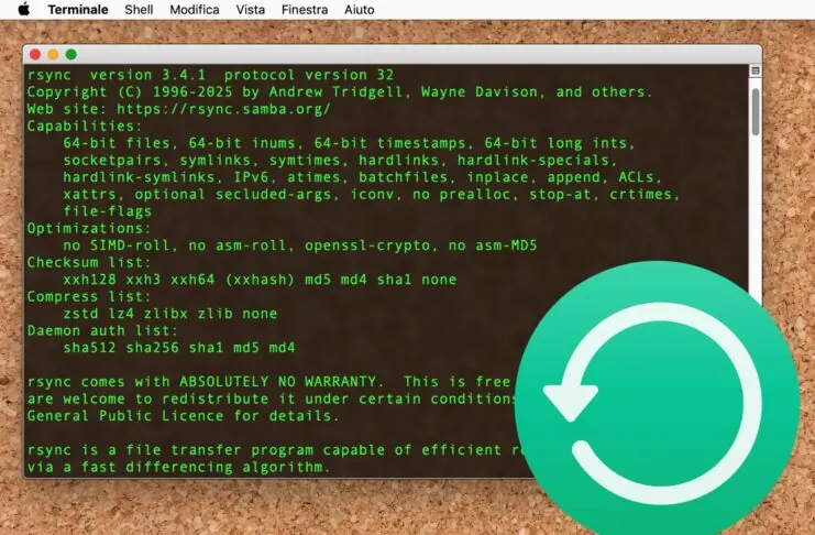 Come usare rsync per il backup dei dati su Mac - macitynet.it