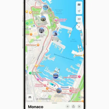 Mappe accende i riflettori su Monaco, Apple sulla F1 - macitynet.it