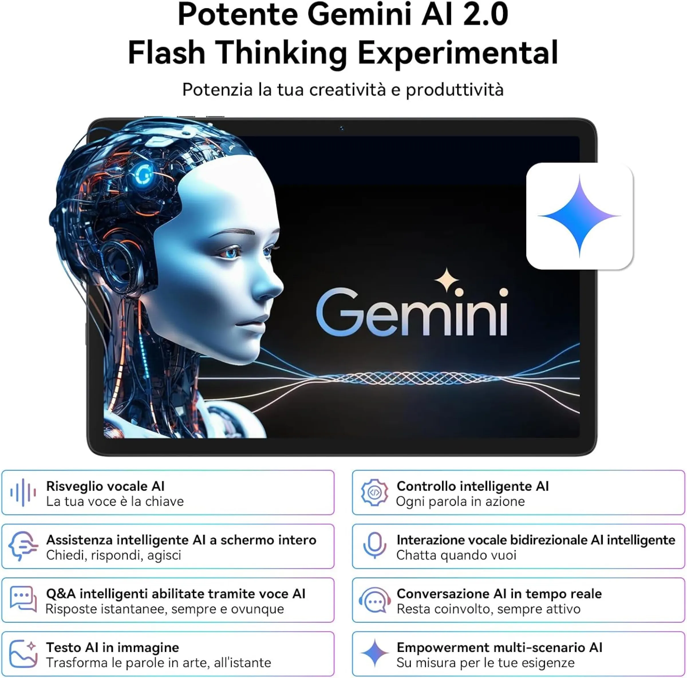 TABWEE T20 è il tablet Android 15 economico con Gemini AI incluso - macitynet.it