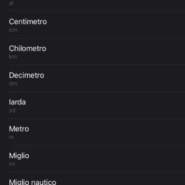 Calcolatrice iPhone, come convertire al volo qualsiasi unità di misura - macitynet.it