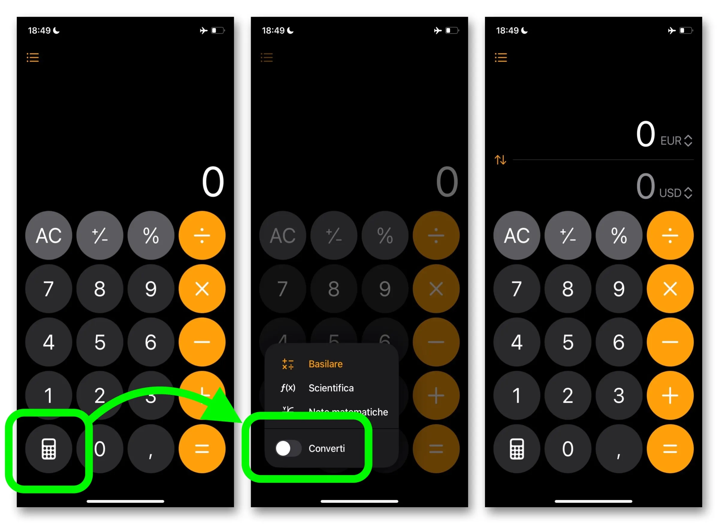 Calcolatrice iPhone, come convertire al volo qualsiasi unità di misura - macitynet.it Calcolatrice iPhone, come convertire al volo qualsiasi unità di misura - macitynet.it