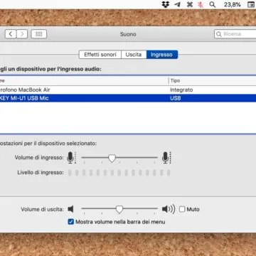 Come silenziare il microfono del Mac in un click - macitynet.it