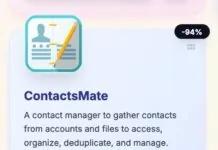 Sincronizzazione automatica e gestione completa dei contatti con ContactsMate a 3 $ - macitynet.it