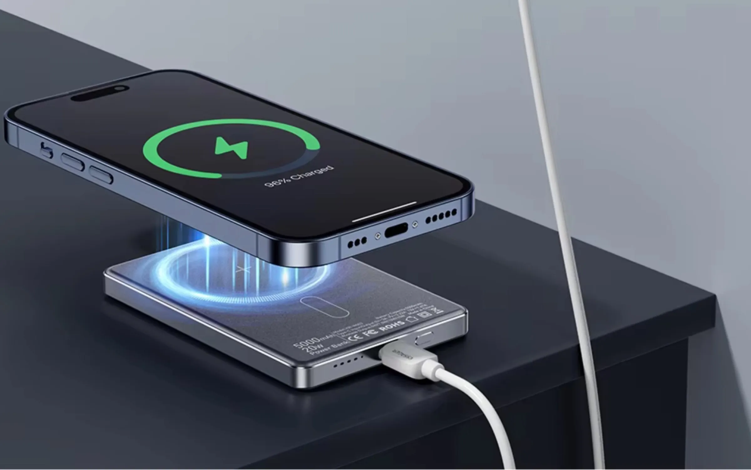 Powerbank magnetica per ricaricare lo smartphone senza fili a soli 17 € - macitynet.it Powerbank magnetica per ricaricare lo smartphone senza fili a soli 17 € - macitynet.it