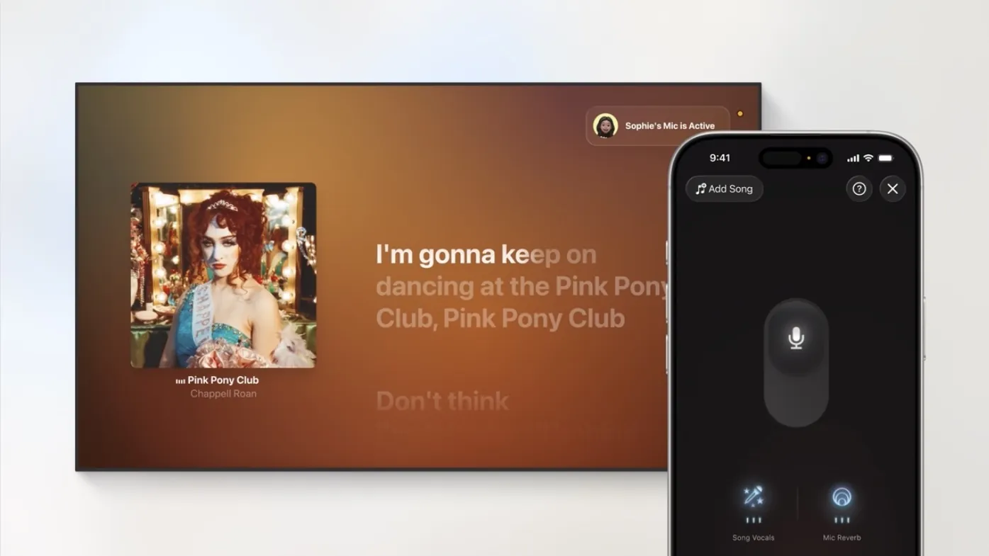 TVOS 26 trasforma Apple TV in una karaoke Machine e rende più facile Facetime - macitynet.it TVOS 26 trasforma Apple TV in una karaoke Machine e rende più facile Facetime - macitynet.it