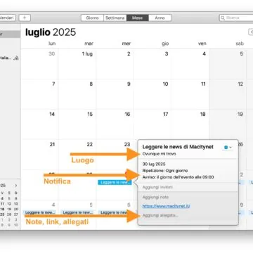 Come creare il pulsante Aggiungi al Calendario nelle mail da inviare - macitynet.it