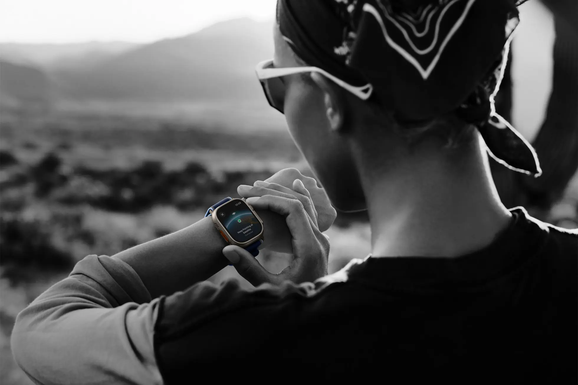 Apple Watch Ultra 3 lifestyle hiking