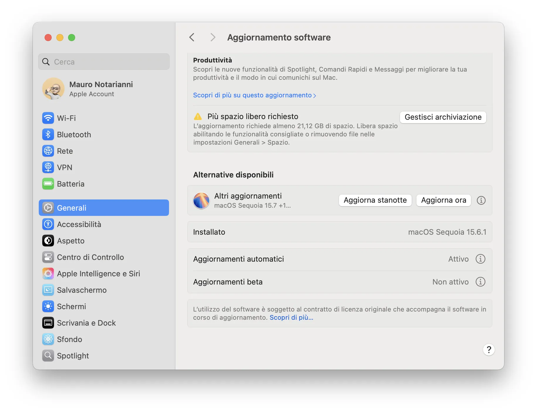 Disponibili aggiornamenti a macOS Sonoma 14.8 e macOS Sequoia 15.7 - macitynet.it