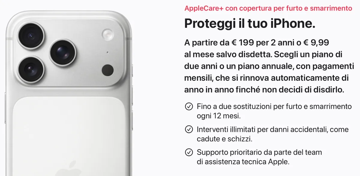 I costi di riparazione per iPhone 17, iPhone Air iPhone 17 Pro e Pro Max - macitynet.it I costi di riparazione per iPhone 17, iPhone Air iPhone 17 Pro e Pro Max - macitynet.it