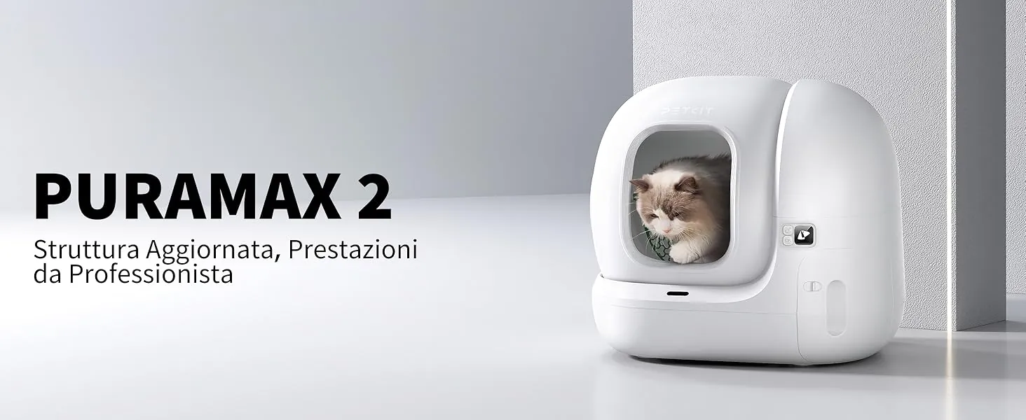 Petkit Pura Max 2 lettiera robot al servizio del vostro gatto, sconto del 31% - macitynet.it