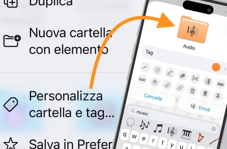 Come cambiare colore e icona alle cartelle su iPhone con iOS 26 - macitynet.it