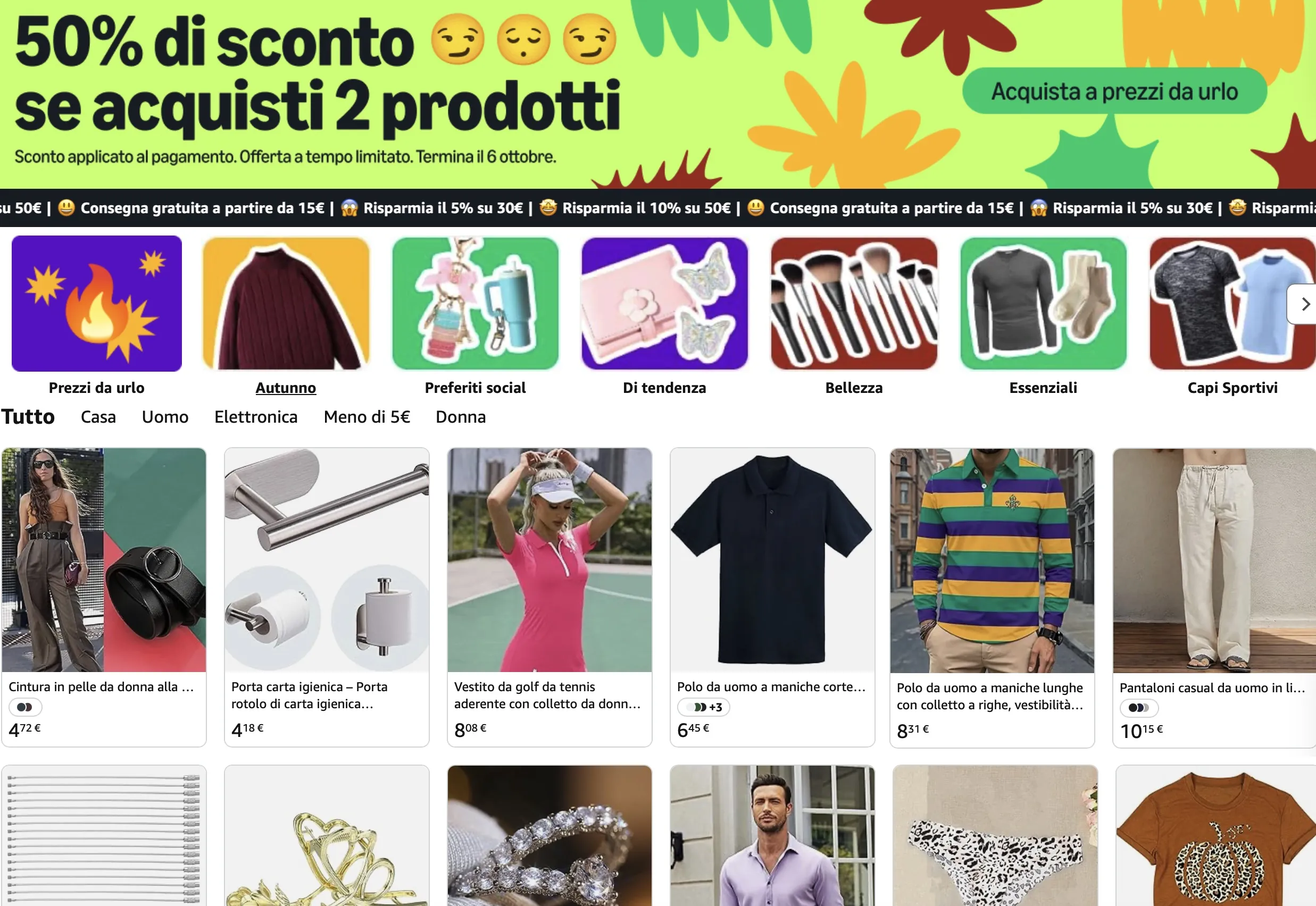 Amazon lancia HAUL con prodotti a meno di 20 euro, Temu non ti temo - macitynet.it