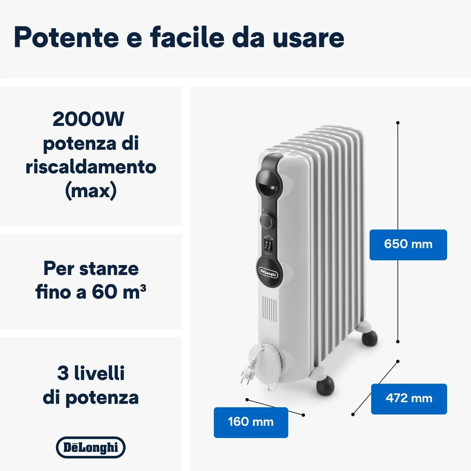 Festa Prime, radiatore ad olio De'Longhi da 2000W fino a 60 mq, 67,99 € - macitynet.it Festa Prime, radiatore ad olio De'Longhi da 2000W fino a 60 mq, 67,99 € - macitynet.it