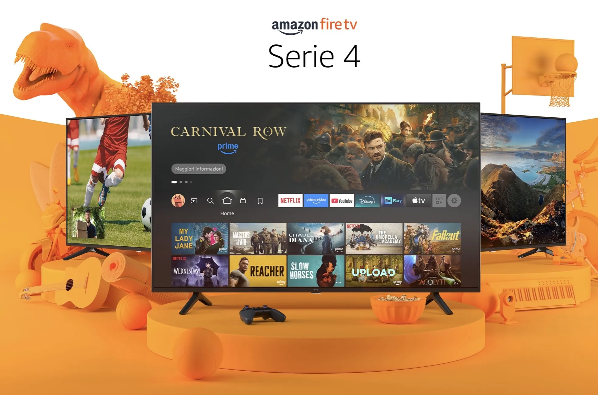 Amazon rinnova la gamma Fire TV con Omni QLED e Mini-LED, Serie 4 e Serie 2 - macitynet.it Amazon rinnova la gamma Fire TV con Omni QLED e Mini-LED, Serie 4 e Serie 2 - macitynet.it