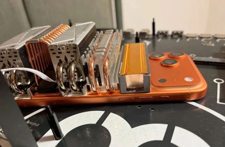 Con mostruoso sistema di raffreddamento per SSD performance senza precedenti in stress test con iPhone 17 Pro Max - macitynet.it