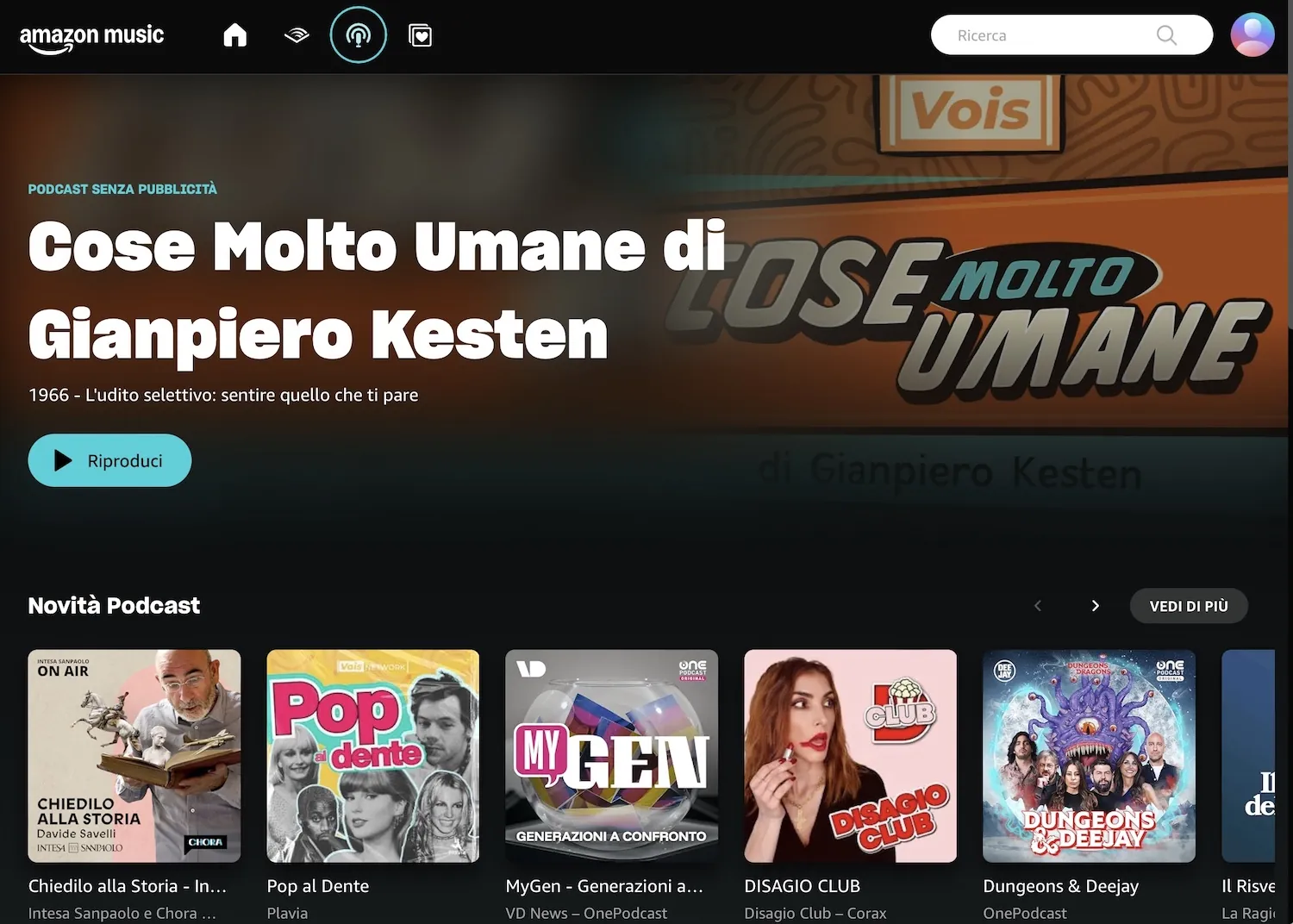 Amazon Music, fino a 4 mesi gratis per ascoltare milioni di podcast senza pubblicità - macitynet.it