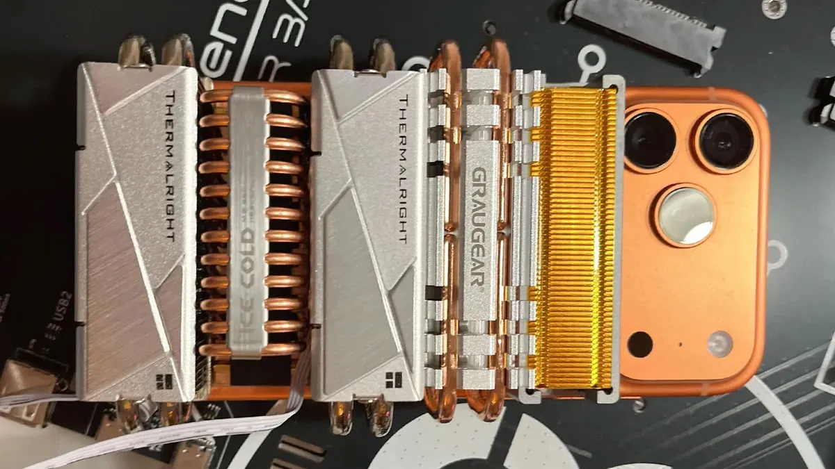 Con mostruoso sistema di raffreddamento per SSD performance senza precedenti in stress test con iPhone 17 Pro Max - macitynet.it