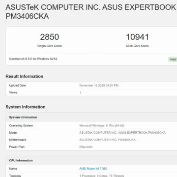 Recensione notebook Asus ExpertBook PM3406CKA, portatile per chi lavora - macitynet.it