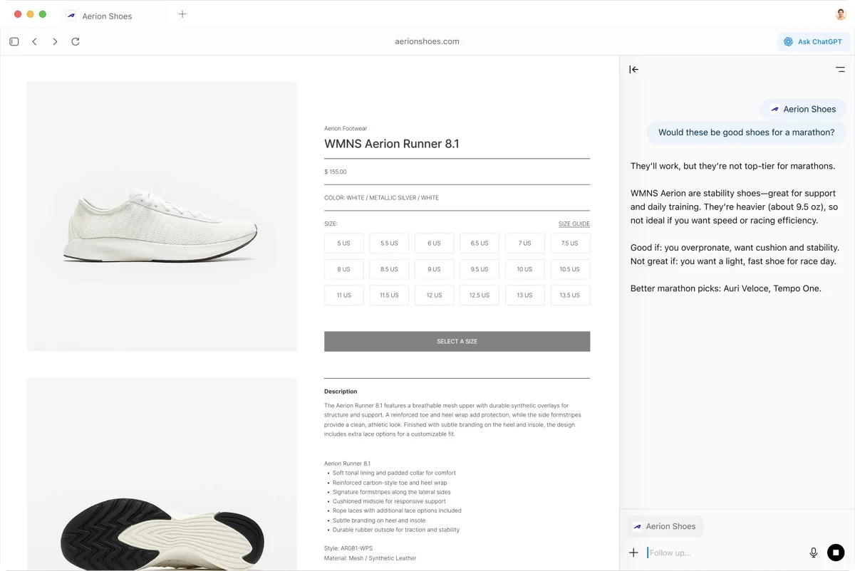 ChatGPT Atlas, il browser AI per Mac migliora ancora - macitynet.it ChatGPT Atlas, il browser AI per Mac migliora ancora - macitynet.it