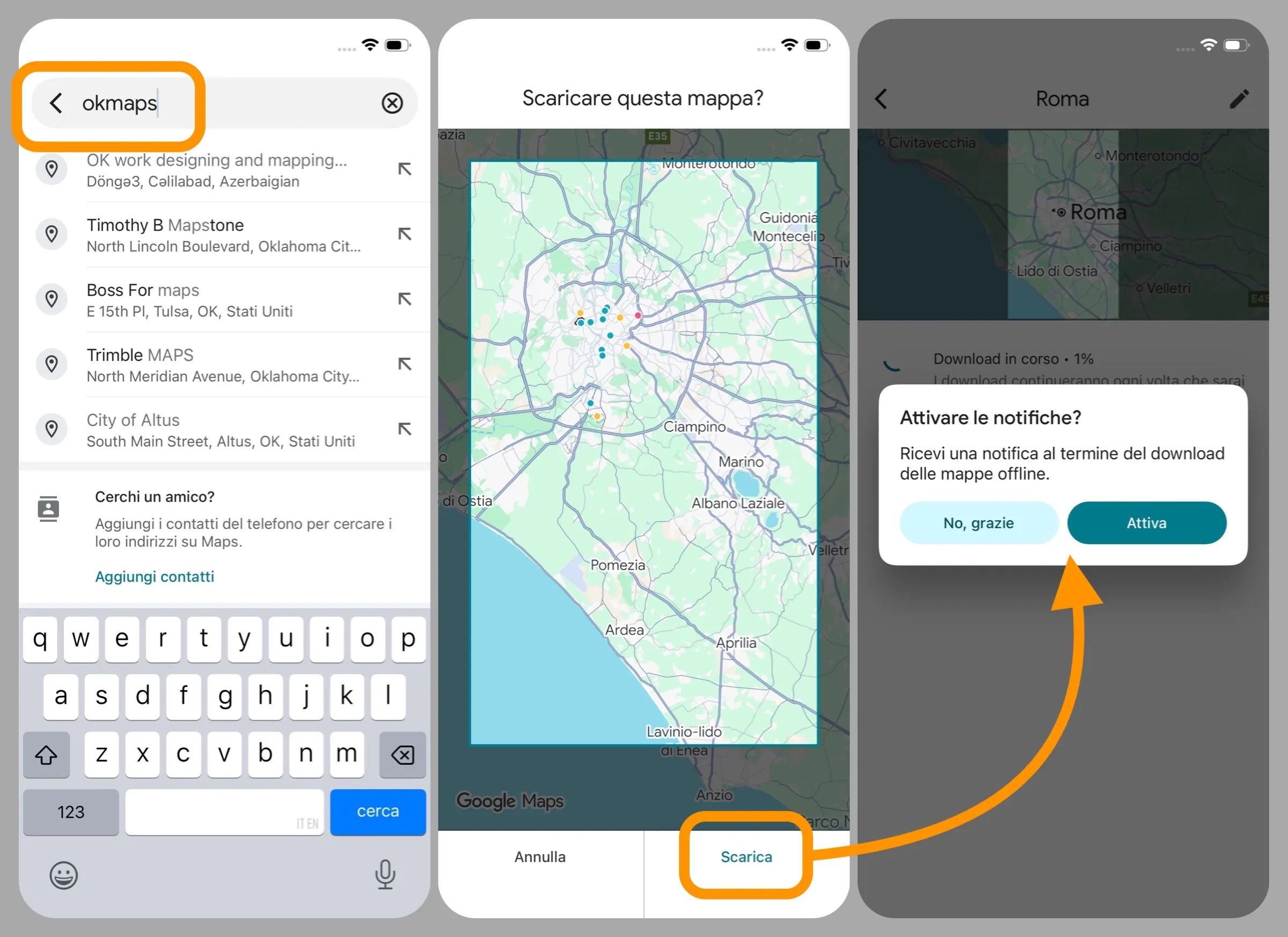 Google Maps, la parola magica per scaricare le mappe offline - macitynet.it