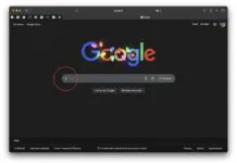 La homepage di Google ora con il pulsante + Il pulsante "+" nella homepage di Google