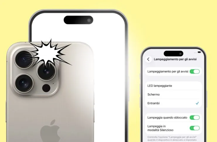 iOS 26.2, come far lampeggiare lo schermo di iPhone per gli avvisi - macitynet.it