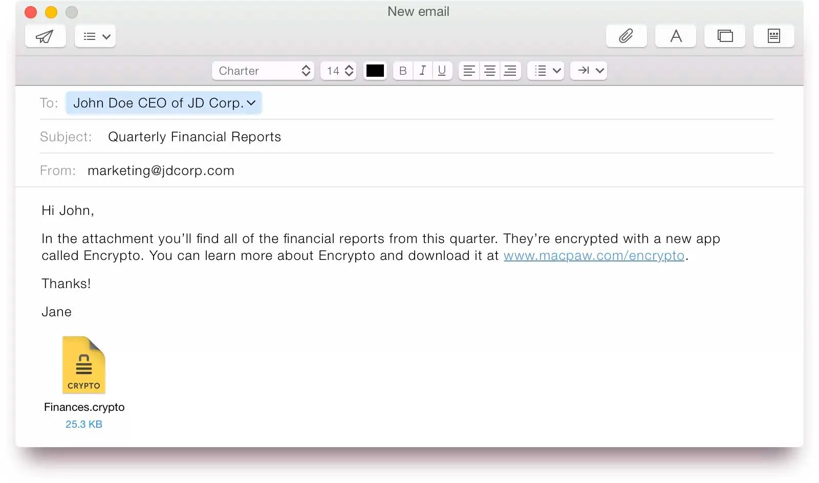 Encrypto, un'app gratuita per cifrare documenti e file vari con macOS e Windows - macitynet.it I file cifrati possono essere allegati e inviati via mail